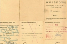 Zaswiadczenie wojskowe 1956 rok