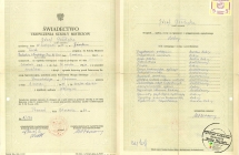 Swiadectwo Ukonczenia Szkoly Mistrzow przez Józefa Gołdykę - 1971 rok