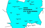 Mapa podziału administracyjnego  w 1952 roku