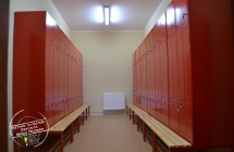 Szatnie w Ośrodku Sportu i Rekreacji