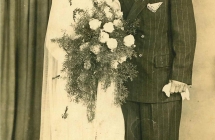 Portret nowożeńców - 1950 rok 1