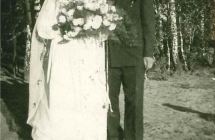 Portret nowożeńców - 1957 rok