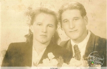 Portret nowożeńców - 1950 rok