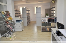Pomieszczenia biblioteczne Centrum Kultury i Biblioteki Publicznej w Malanowie - styczeń 2020 rok