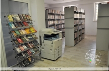 Pomieszczenia biblioteczne Centrum Kultury i Biblioteki Publicznej w Malanowie - styczeń 2020 rok