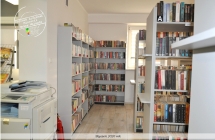 Pomieszczenia biblioteczne Centrum Kultury i Biblioteki Publicznej w Malanowie - styczeń 2020 rok