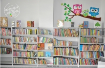Pomieszczenia biblioteczne Centrum Kultury i Biblioteki Publicznej w Malanowie - styczeń 2020 rok