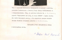 Pozdrowienia od kardynała Stefana Wyszyńskiego z 3 sesji Soboru Watykańskiego 2 wysłane do księdza Ignacego Bronszewskiego - 1964 rok