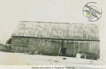 Stodola drewniana w Targowce -1966 rok
