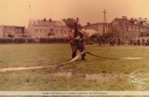 Druzyna OSP Malanow na zawodach strazackich - lata 80-te XX wieku 3