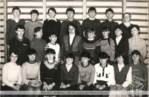 Klasa VIII A - SP Malanow - 1984 rok, wychowawca Boguslawa Nowicka