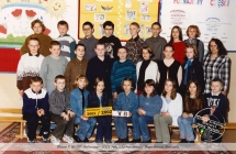 Klasa V B - SP Malanow - 2001 rok, wychowawca Boguslawa Nowicka