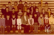 Klasa I - SP Malanow - 1979 rok, wychowawca Kazimiera Kurpik