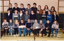 Klasa I B - Gimnazjum w Malanow - 1999 rok, wychowawca Maria Pekacz