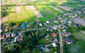Panorama Dziadowic z lotu ptaka