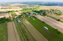 Panorama Miłaczewka z lotu ptaka