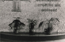 Kącik Patrona w szkole podstawowej w Malanowie - lata 90-te XX wieku