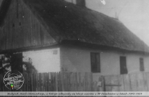Budynek Józefa Borowskiego, w którym odbywały się lekcje uczniów z szkoły podstawowej w Dziadowicach w latach 1945-1959