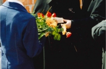 Uroczystość wmurowania kamienia węgielnego pod Gimnazjum w Malanowie - 2002 rok