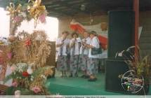 Gminno parafialne dożynki w Bibiannie - lata 90-te XX wieku