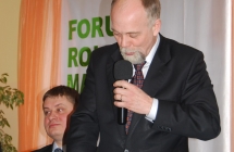 Piotr Florek - Wojewoda Wielkopolski i Garard Krzeszewski - Wójt Gminy Malanów podczas Forum Rolniczego w Malanowie - 2009 rok