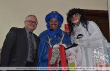 Zapustnicy z Dziadowwic w towarzystwie sekretarza Mirosława Mękarskiego - 2018 rok
