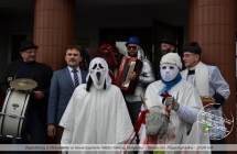 Zapustnicy z Dziadowic w towarzystwie Wójta Gminy Malanów - Ireneusza Augustyniak - 2020 rok