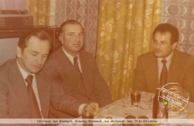 Od lewej Jan Warzych, Walenty Bartczak, Jan Michalak - lata 70-te XX wieku