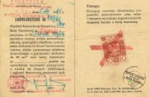 Karta rowerowa 1961 rok