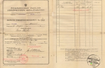 Dowod ubezpieczeniowy domu 1936