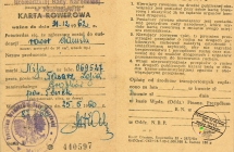 Karta rowerowa 1960 rok